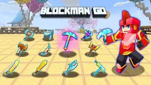 weapons system of Blockman Go Apk Mod 