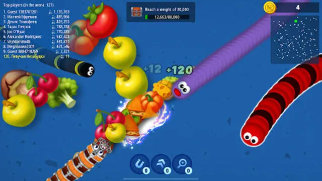 Worms Zone Mod APK Unlimited Money and No Death