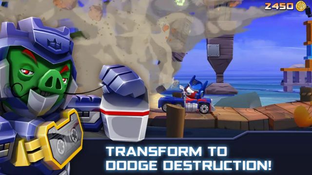 Angry Birds Transformers mod apk Unlocked characters
