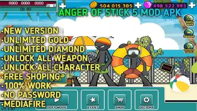 mod anger of stick 5