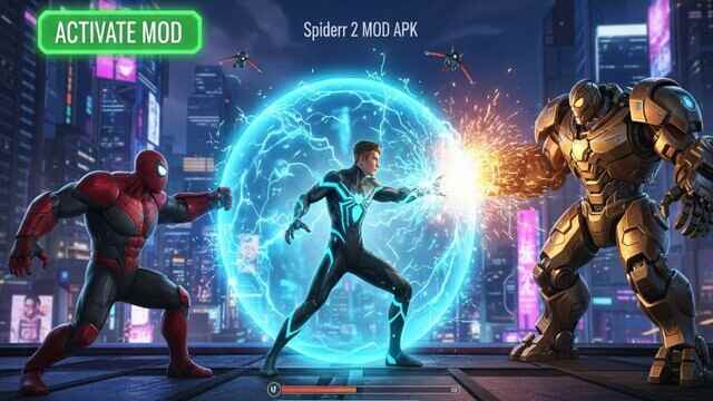 spider fighter 2 apk mod