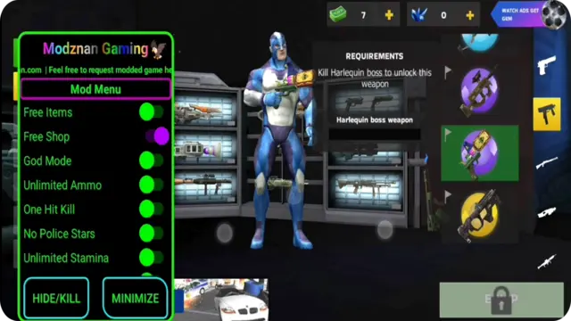 rope hero mafia city wars mod apk feature
