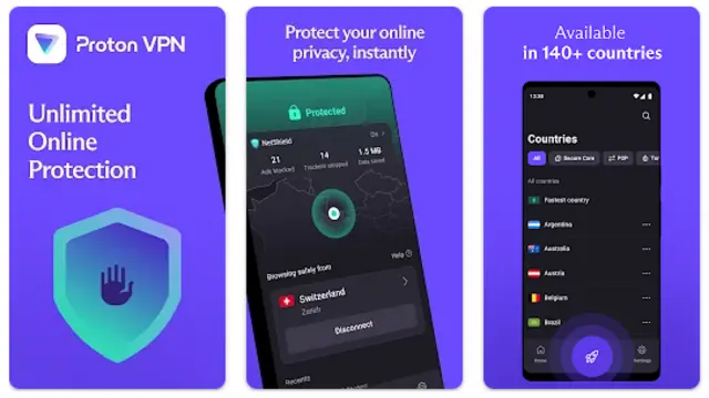 Proton VPN APK Mod features details