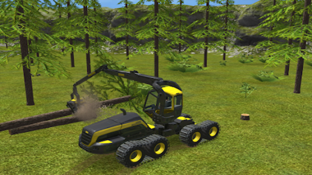 FS 16 Mod APK Download jcb cutting wood 