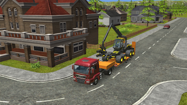 Farming Simulator 16 Mod APK truck containing jcb 