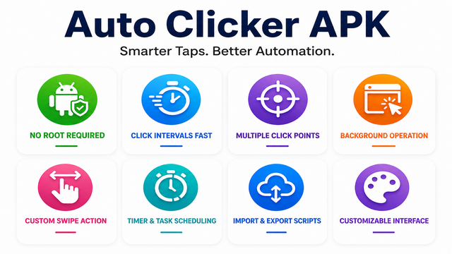 auto clicker apk features