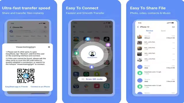 easyshare apk process image
