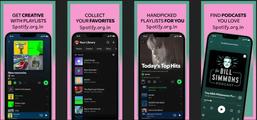 Spotify mod apk feature